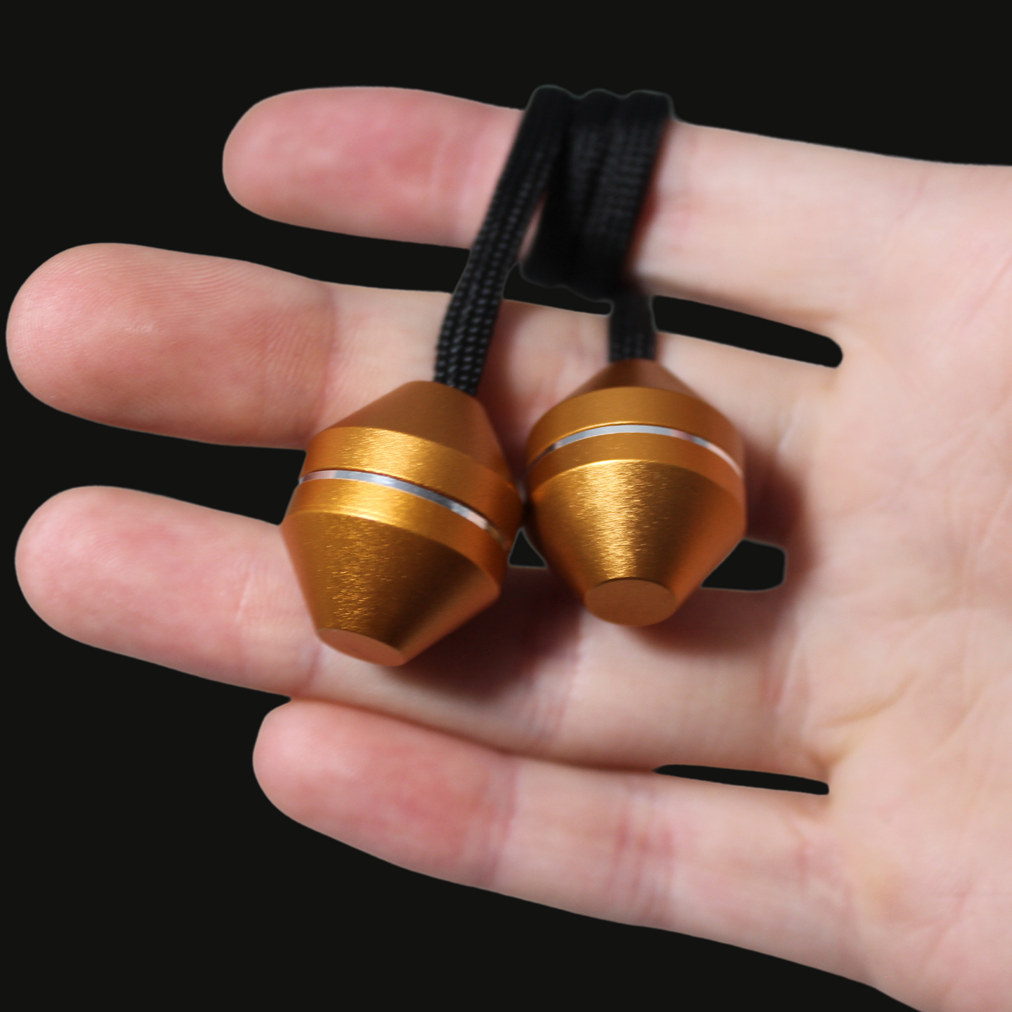 Begleri Fidget Beads - Diamond Orange - Spinning Begleri