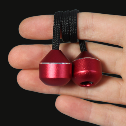 Begleri Fidget Beads - UFO Red - Spinning Begleri