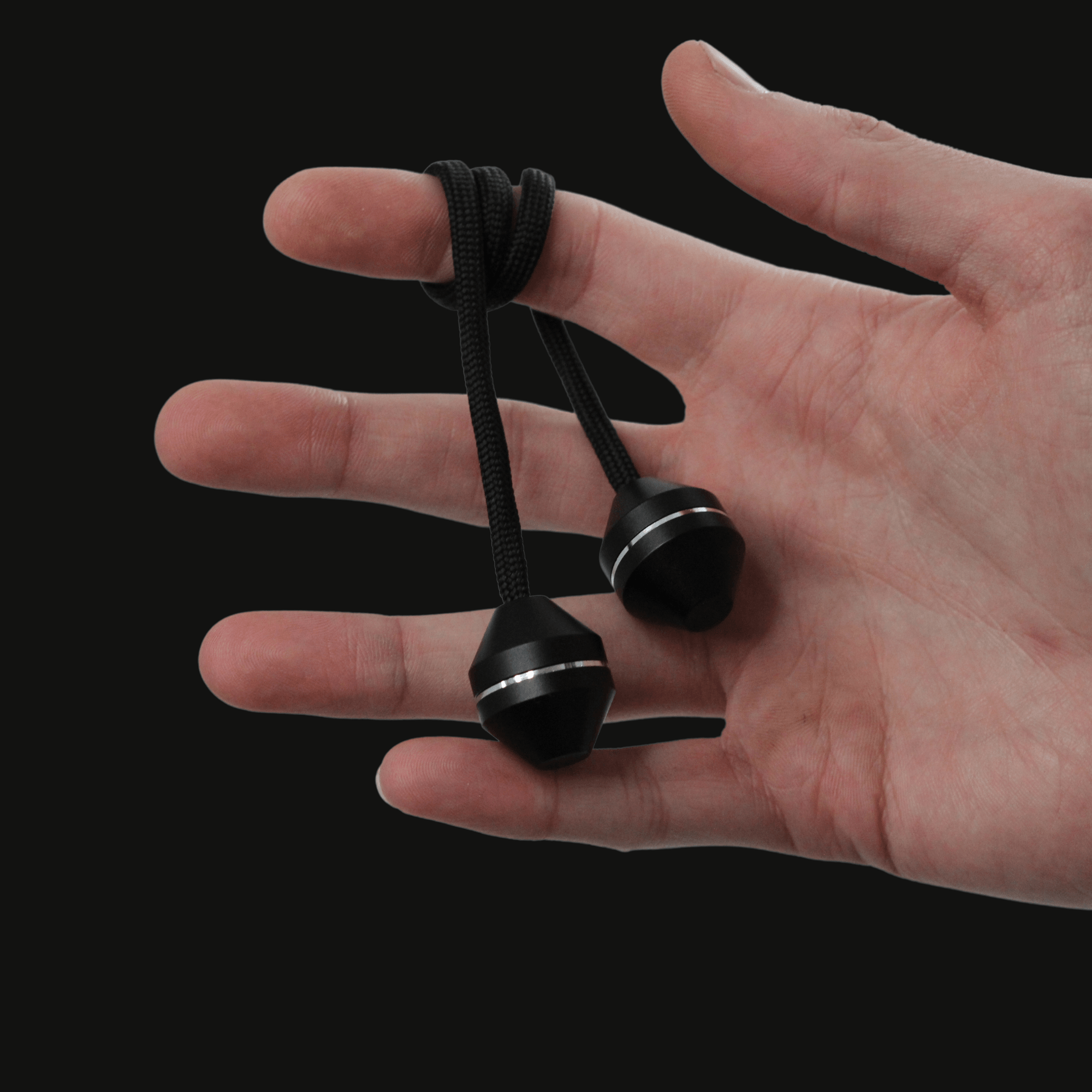 Begleri Fidget Beads - Diamond Black - Spinning Begleri